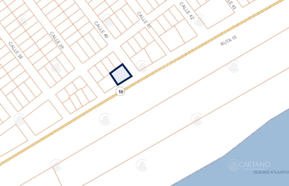 TERRENO EN BALNEARIO BUENOS AIRES EN RUTA 10 ESQUINA CALLE 40
