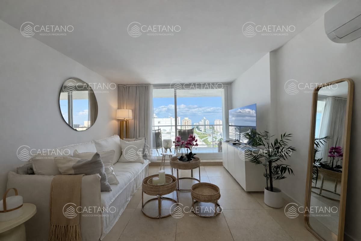 Apartamento en alquiler anual de 1dormitorio en Punta del Este