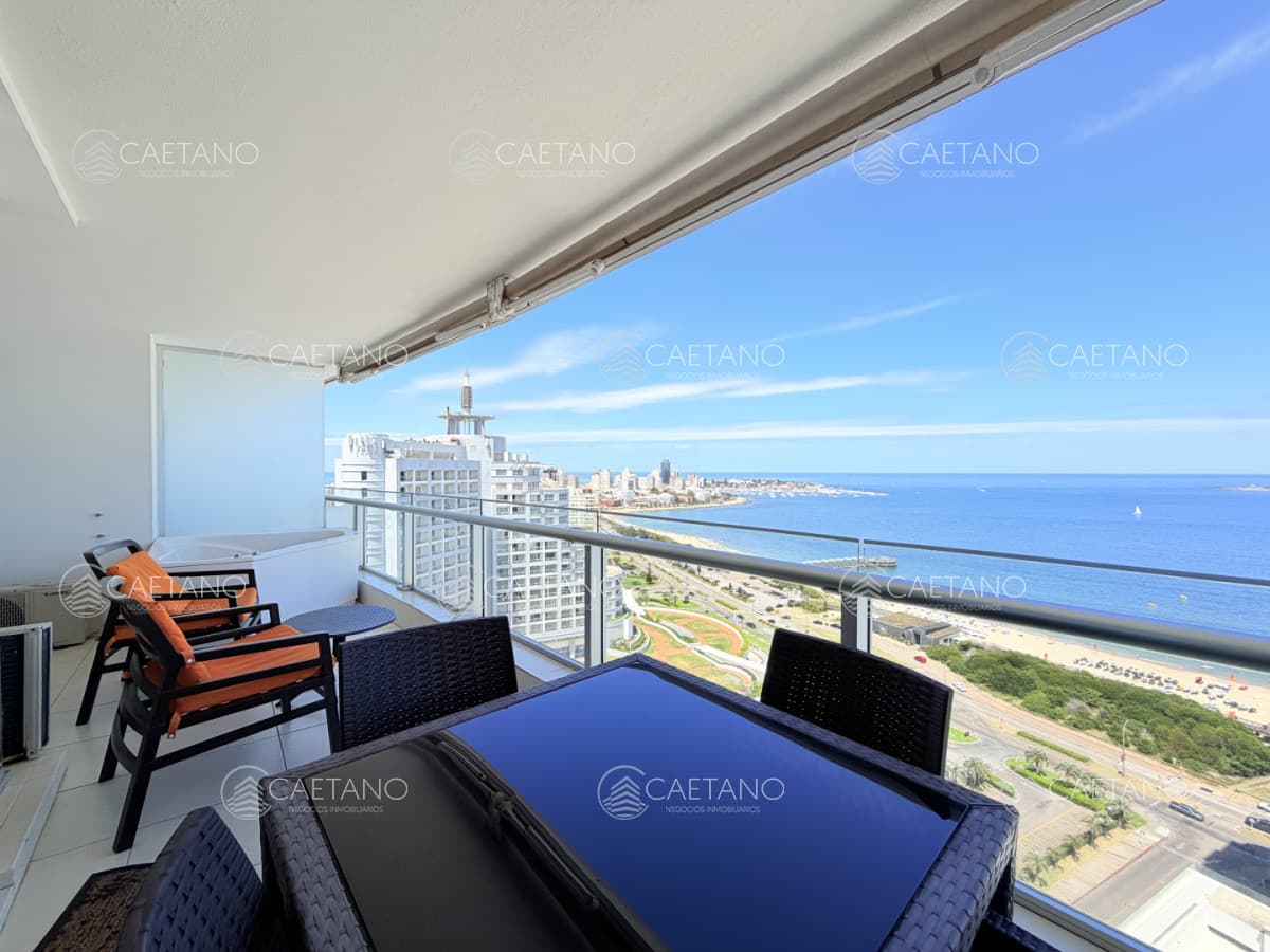 Alquiler anual o temporal apartamento 2 dormitorios. Playa mansa, Punta del Este — foto 3