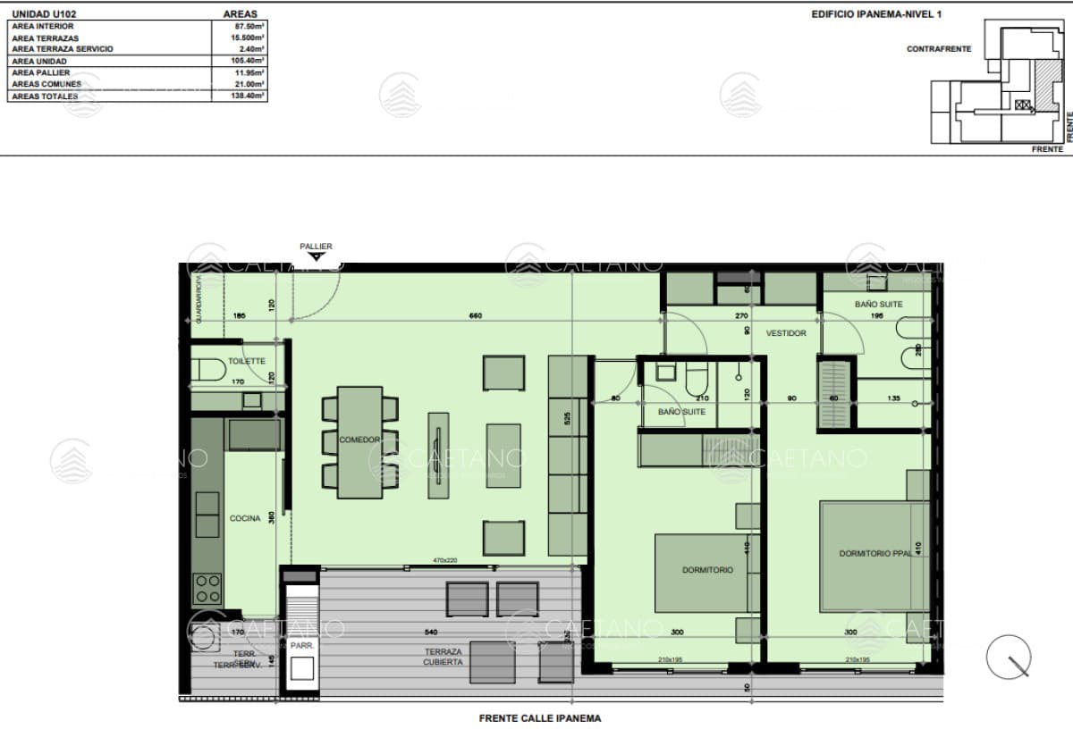 Venta apartamento 2 dormitorios. Playa brava, Punta del Este
