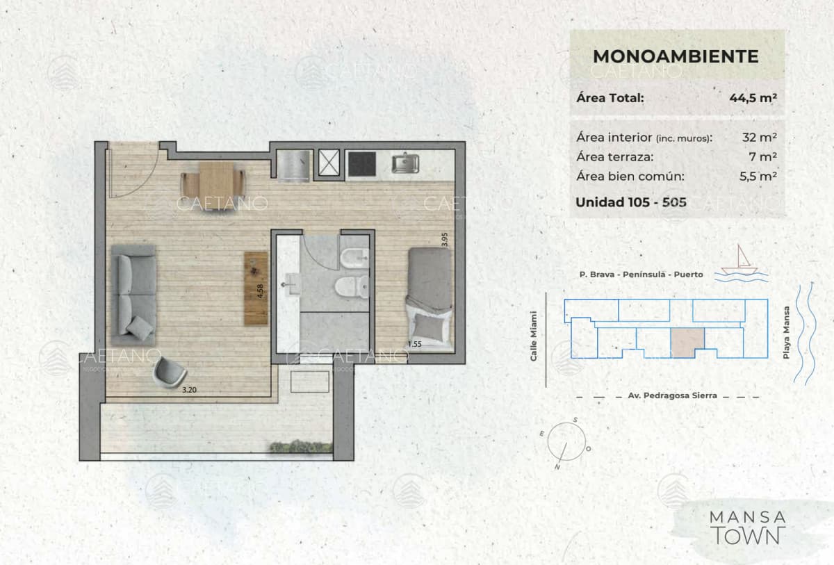 Venta pent house playa mansa, Punta del Este. — foto 3