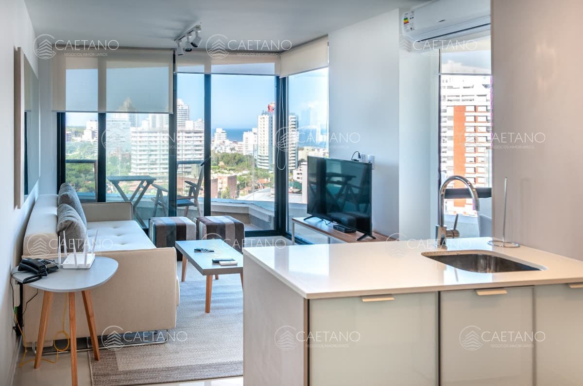 Venta apartamento 1 dormitorio y medio Artower Punta del Este — foto 2