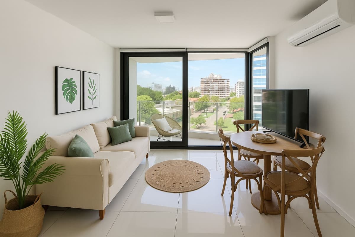 Alquiler temporal apartamento de 1 dormitorio y medio en Punta del Este