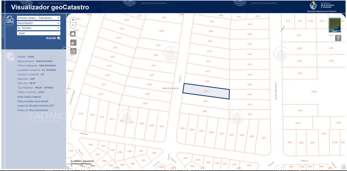 Venta terreno 1.900 m2