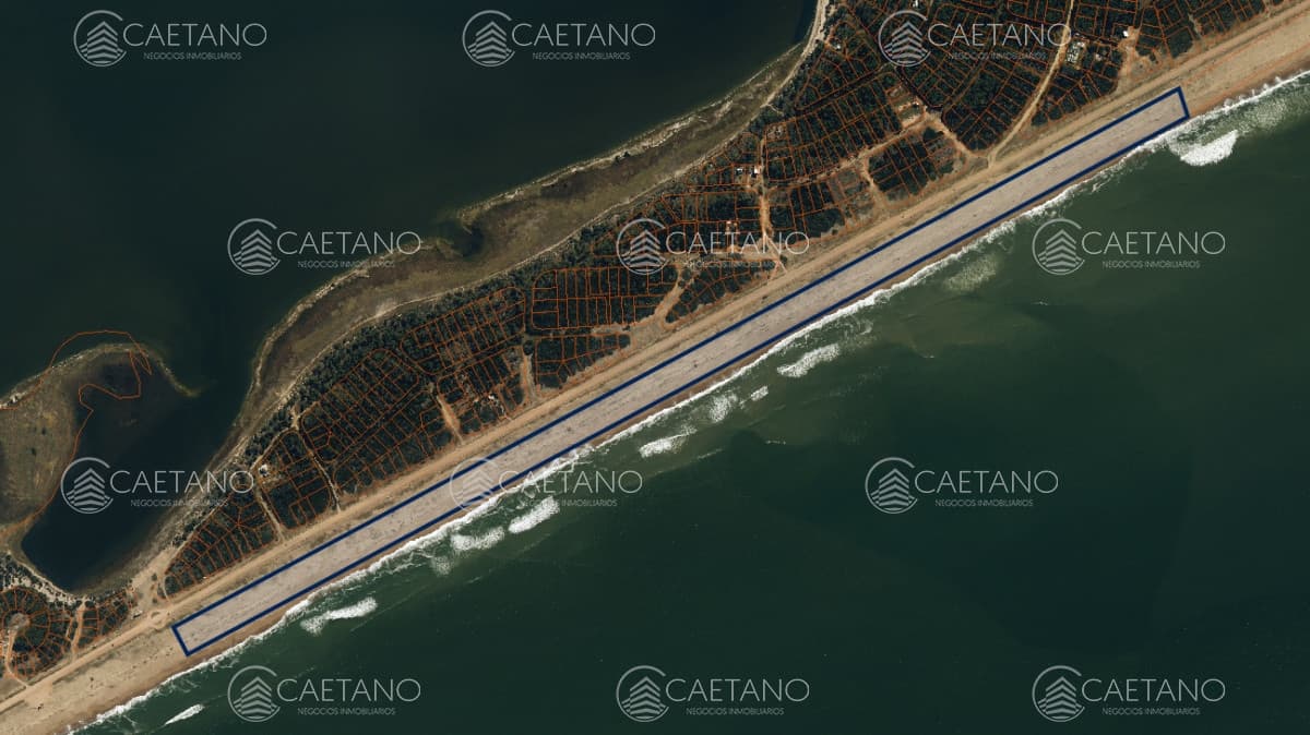 Venta terreno sobre el mar, el Caracol Rocha — foto 2