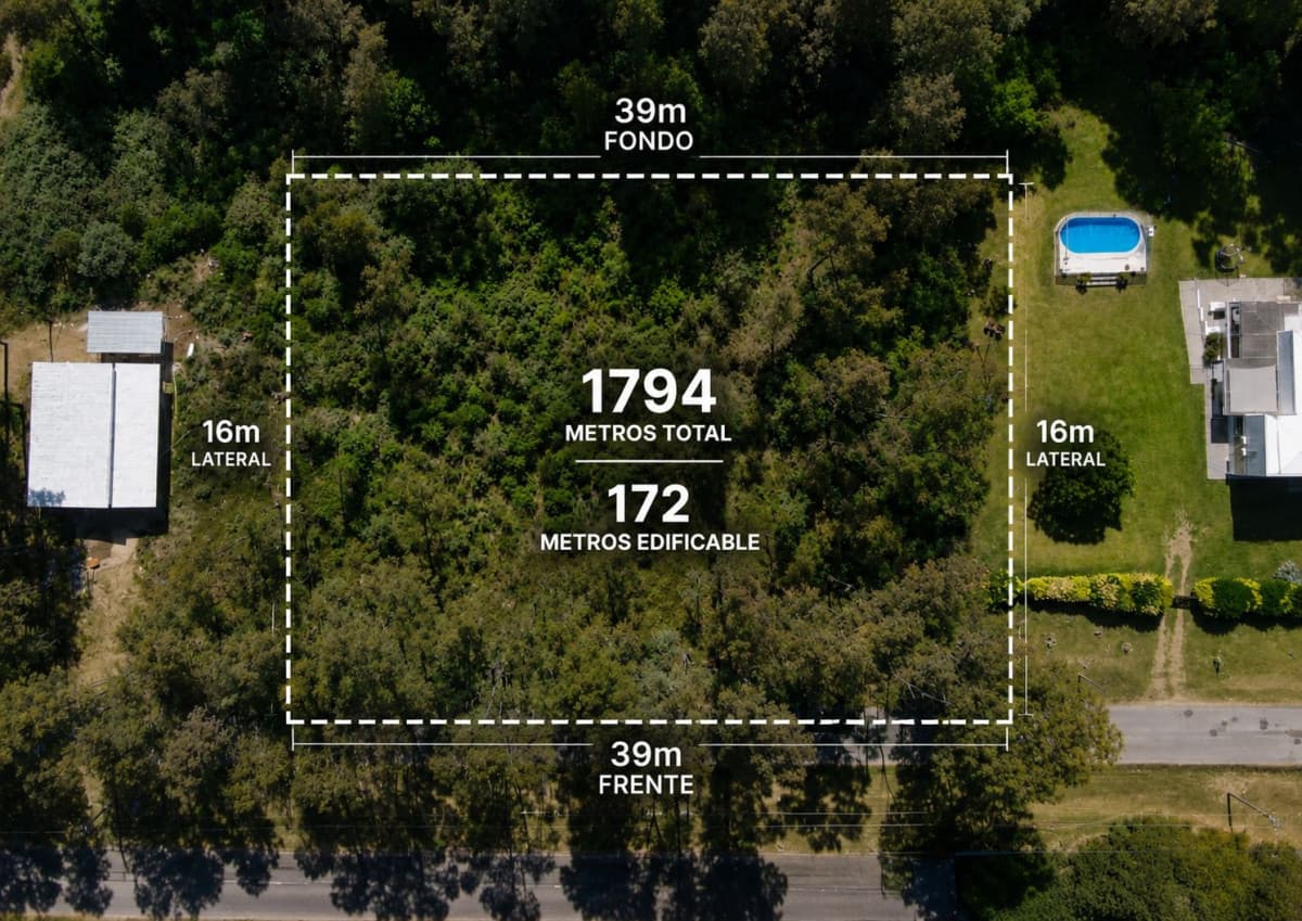 VENTA TERRENO EN BELLA VISTA DE 1794 MTS