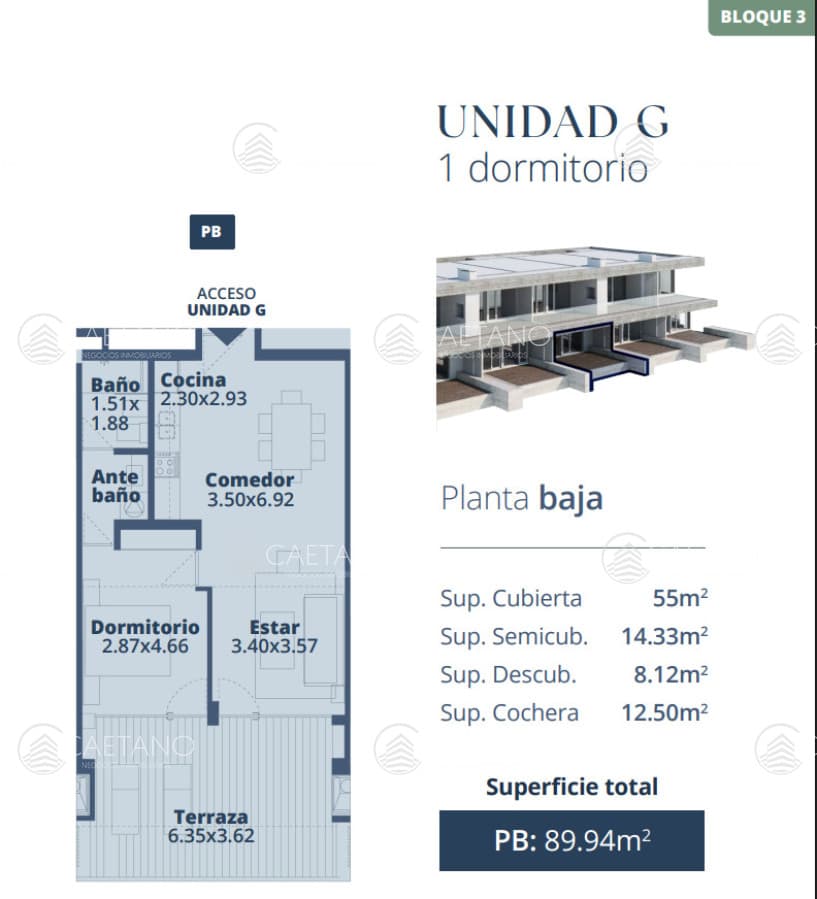 Venta apartamento 1 dormitorios - Punta Ballena — foto 2