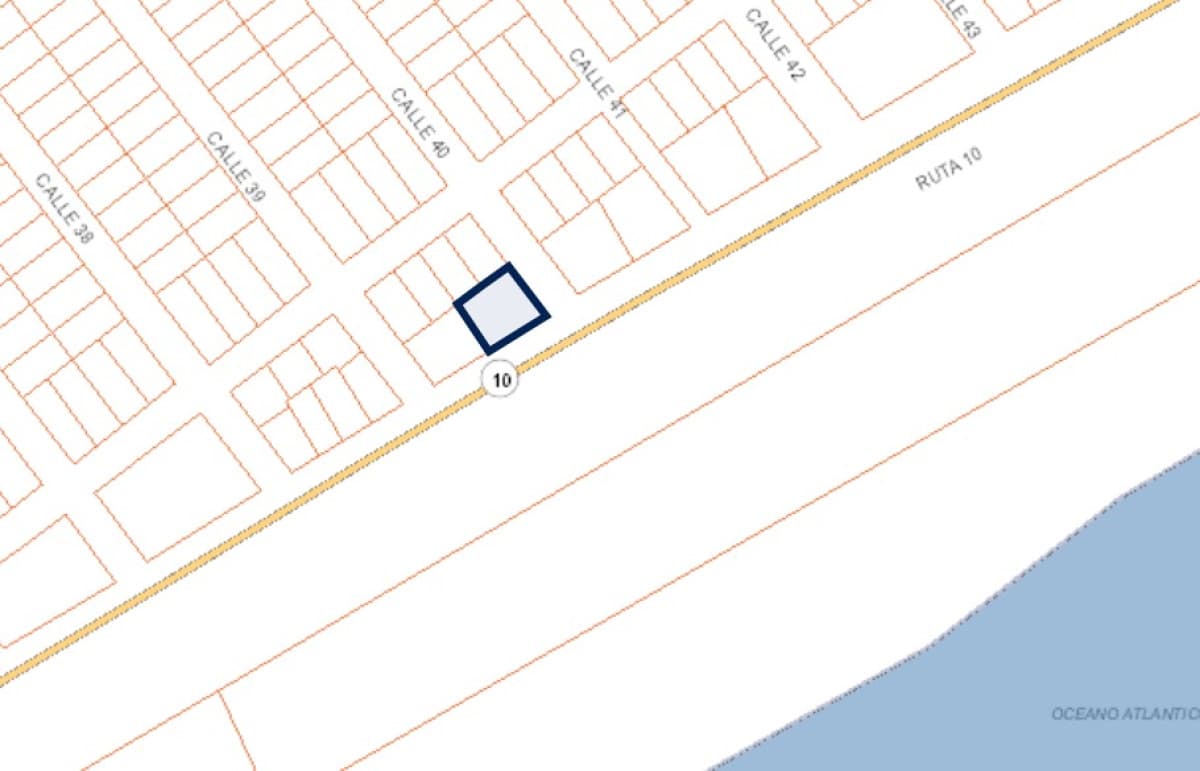 TERRENO EN BALNEARIO BUENOS AIRES EN RUTA 10 ESQUINA CALLE 40