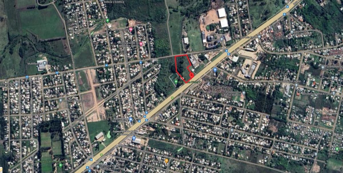 Venta terreno sobre Ruta 8