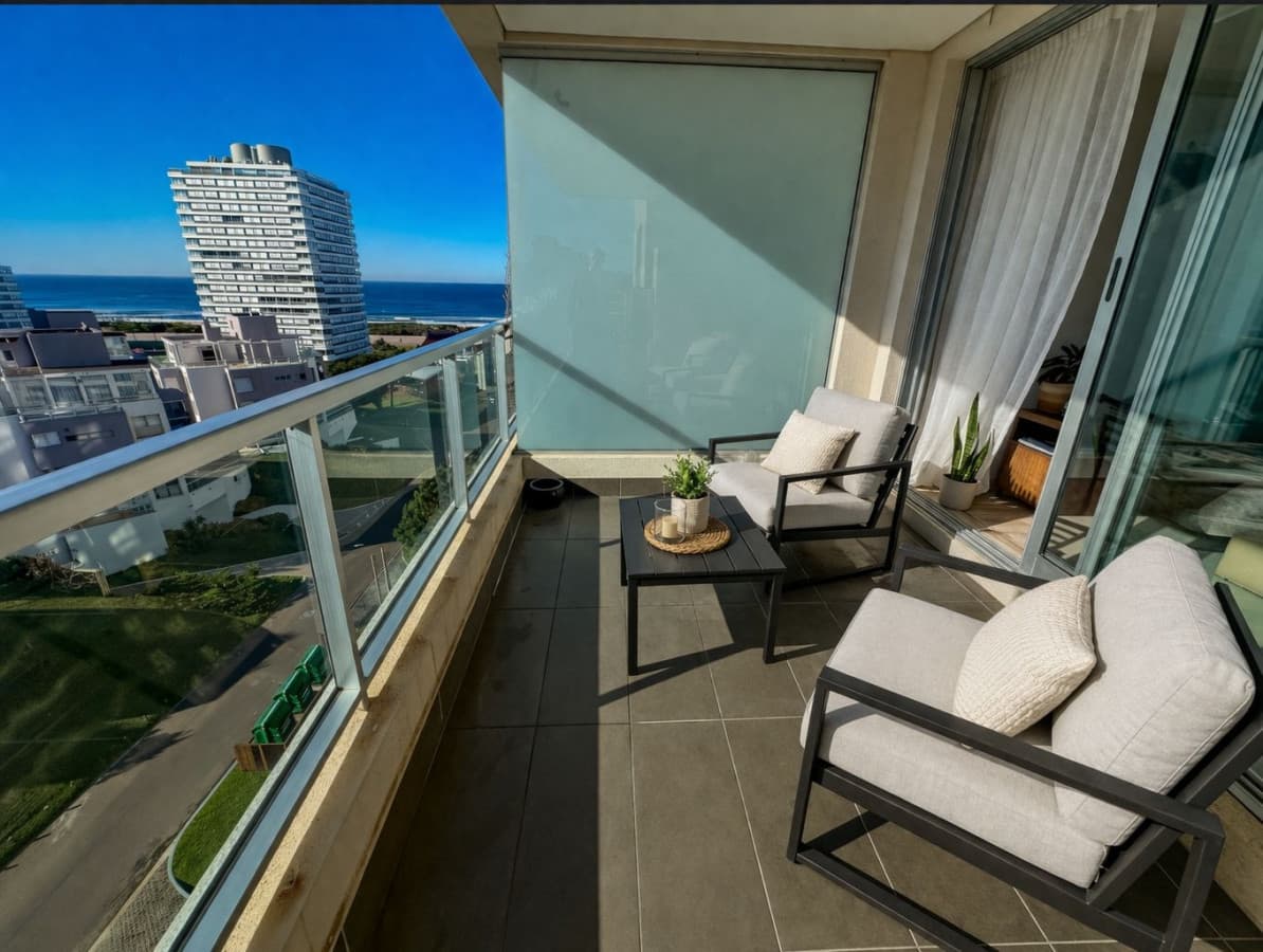 Departamento en alquiler temporal a pasos del mar con amenities de categoria