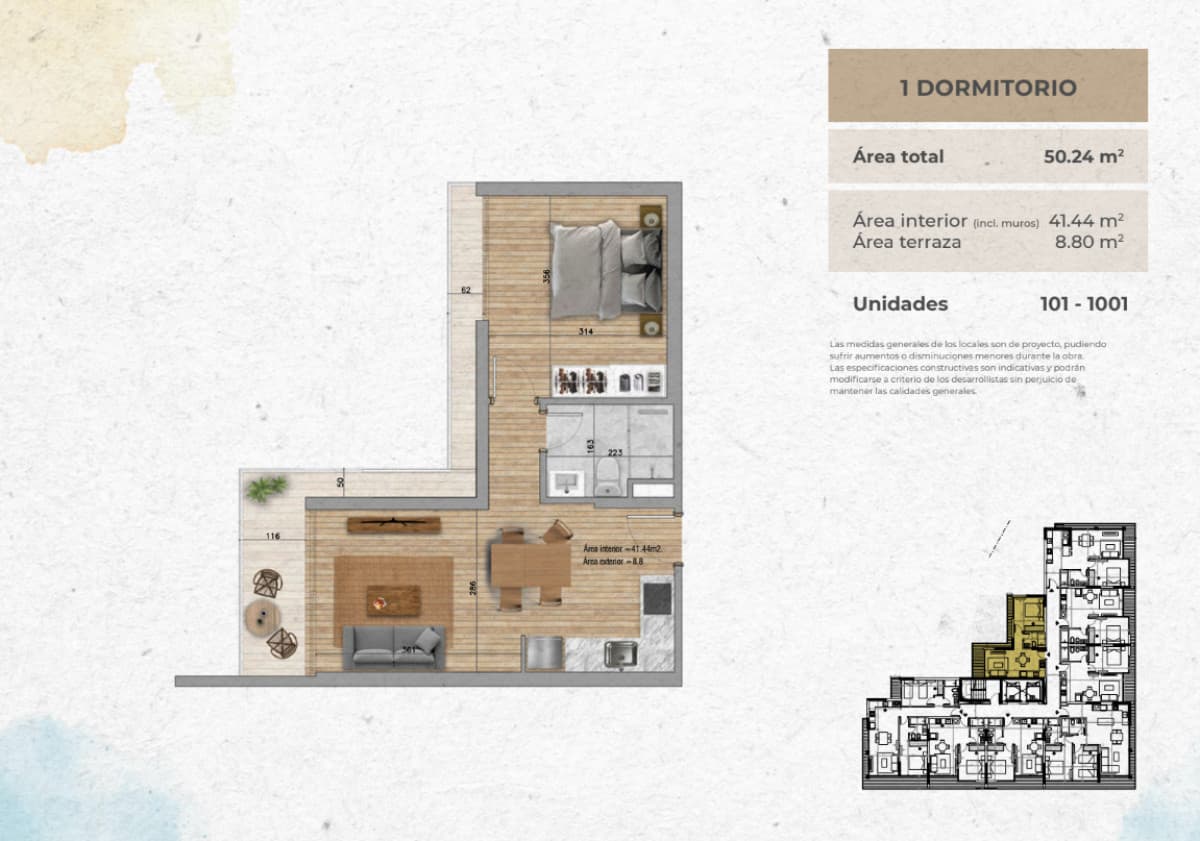 Venta Departamento 1 Dormitorio, Roosevelt - Punta del Este